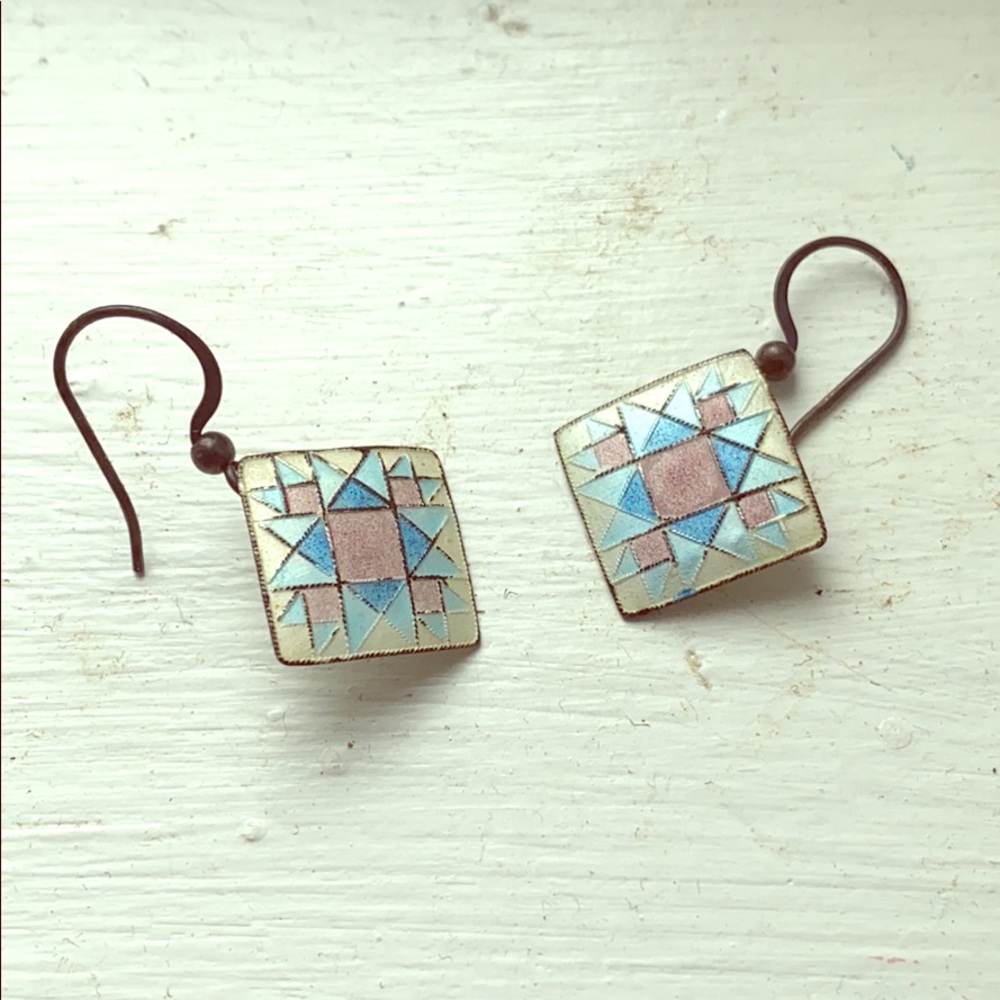 Vintage Geometric Earrings